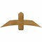 Ekena Millwork Bellingham Rough Sawn Timber Gable Bracket, Western Red Cedar, 48"W x 18"H x 6"D x 6"F, 9/12 Pitch GBW048X18X0606BEL00RWR - alternate 1